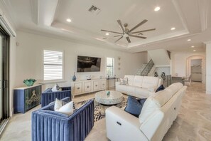 House, Multiple Beds (Blue Paradise) | Living area - Blue Paradise (Fort Myers Beach)