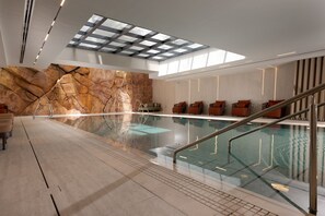 Una piscina riscaldata
