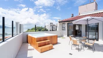 Eenvoudig appartement | Terras