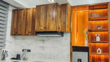 Căn hộ dành cho gia đình, ban công, quang cảnh núi | Bếp riêng