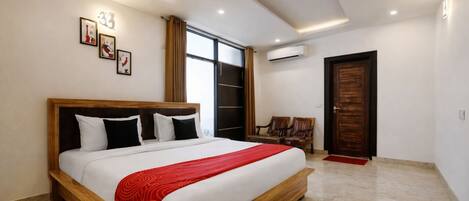 Economy Double Room | Premium bedding, down comforters, memory foam beds, blackout drapes