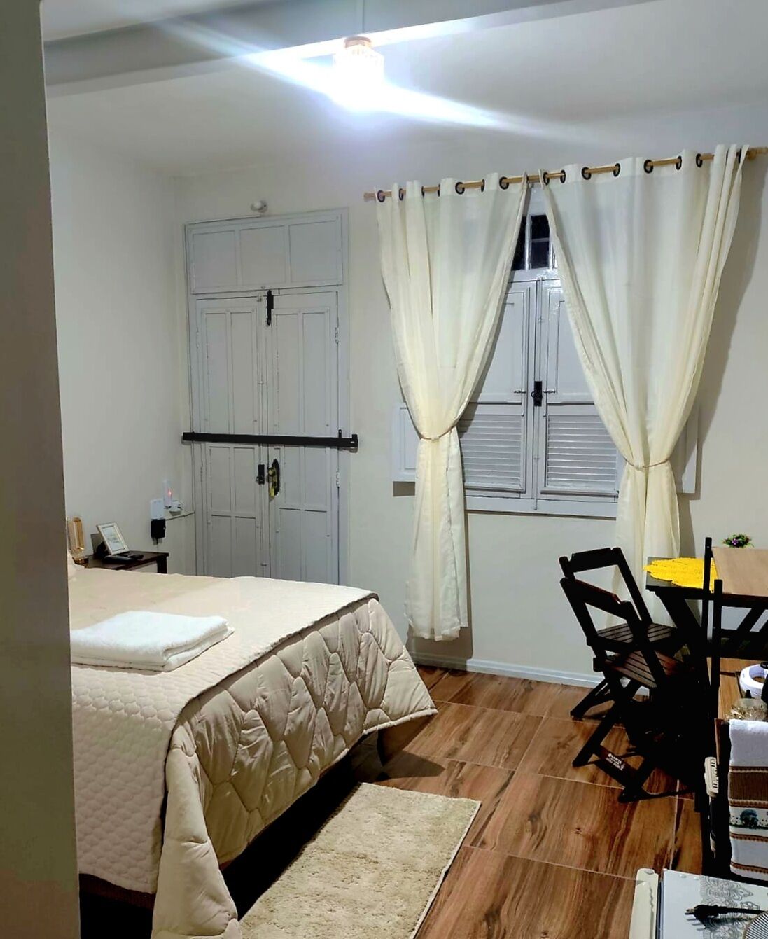 1 bedroom, iron/ironing board, travel crib, free WiFi