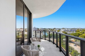 Balcony views - 3BR APT with Bay & Skyline Oasis | Sunset Corner (Miami Beach)