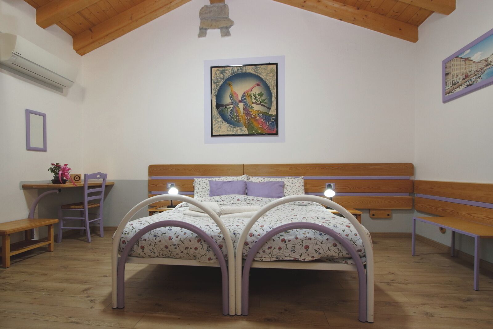 Chambre, 1 chambre, fumeur, vue jardin