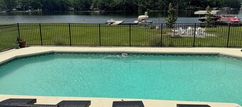 Lake Oconee Waterfront Retreat - 4bd/4ba with Pool, Spa, Dock, Ping-Pong & More!