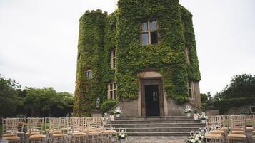 Espace banquet en plein air