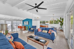 TV, offices - Sunny Side Up - Pool, Jacuzzi, Outdoor Kitchen (Wilton Manors)