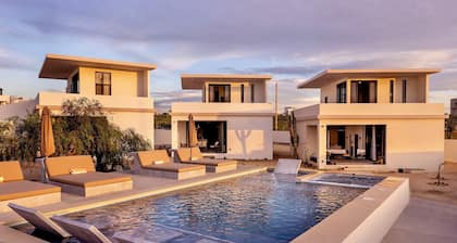 Chic and modern villa with epic daybeds