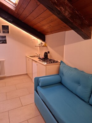 Familien-Dreibettzimmer | Wohnbereich