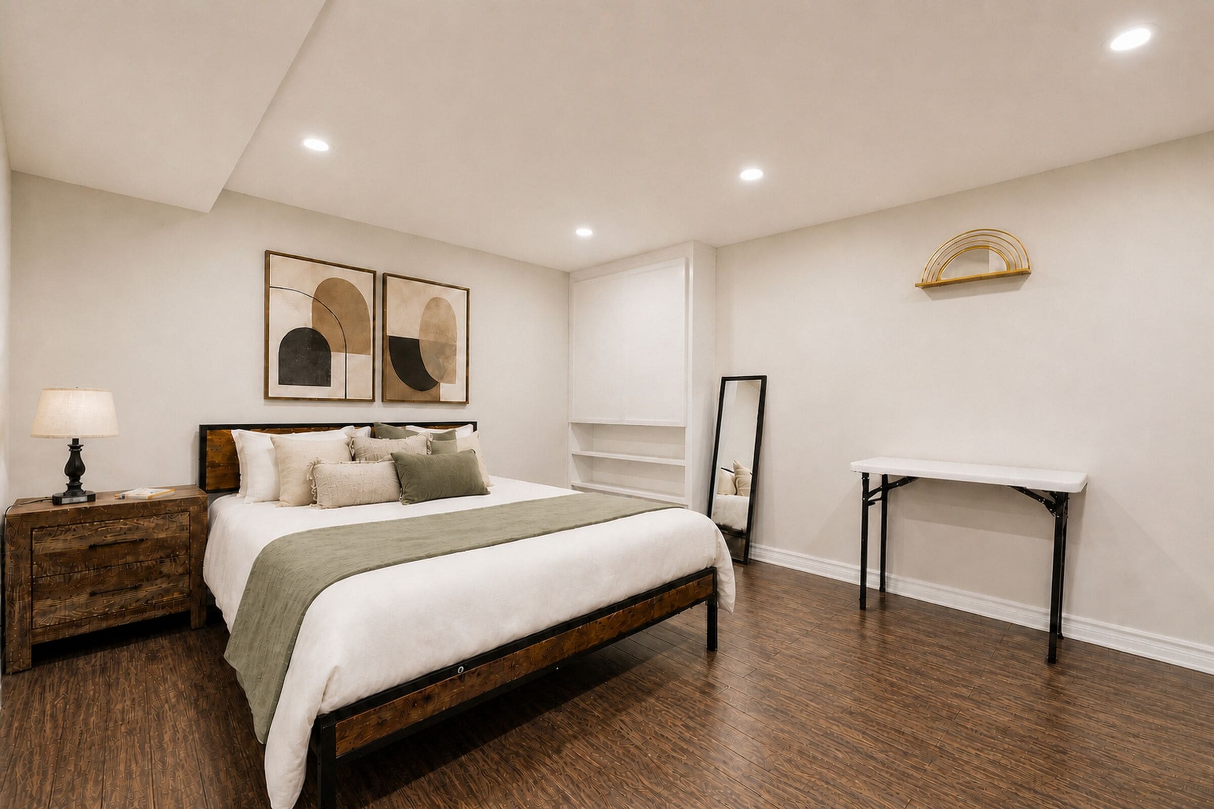 2 bedrooms, desk, iron/ironing board, free WiFi