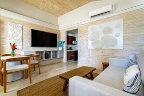 TV - Golden Sands Villa | 1BR Beachfront Getaway (Placencia)