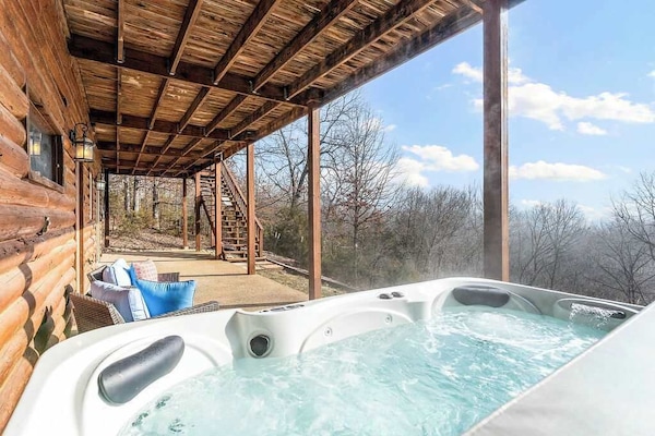Hot Tub on the lower patio