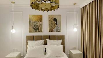 1 habitación, tabla de planchar con plancha, wifi y ropa de cama