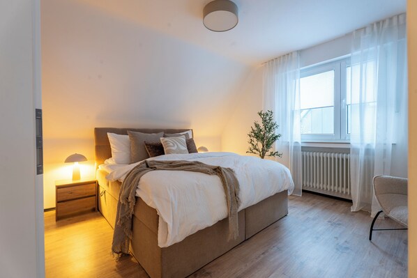 2 Schlafzimmer, Bügeleisen/Bügelbrett, WLAN, Bettwäsche