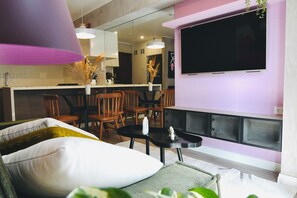 Interior - Cozy 1-bedroom apartment in beautiful Lima with fitness room (Lima)