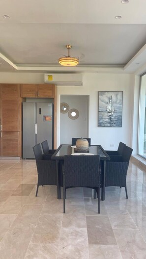 Apartment, 3 Bedrooms | Dining room - Spacious 3-bedroom Apartment With Pool Access in Juan Dolio (Guayacanes)