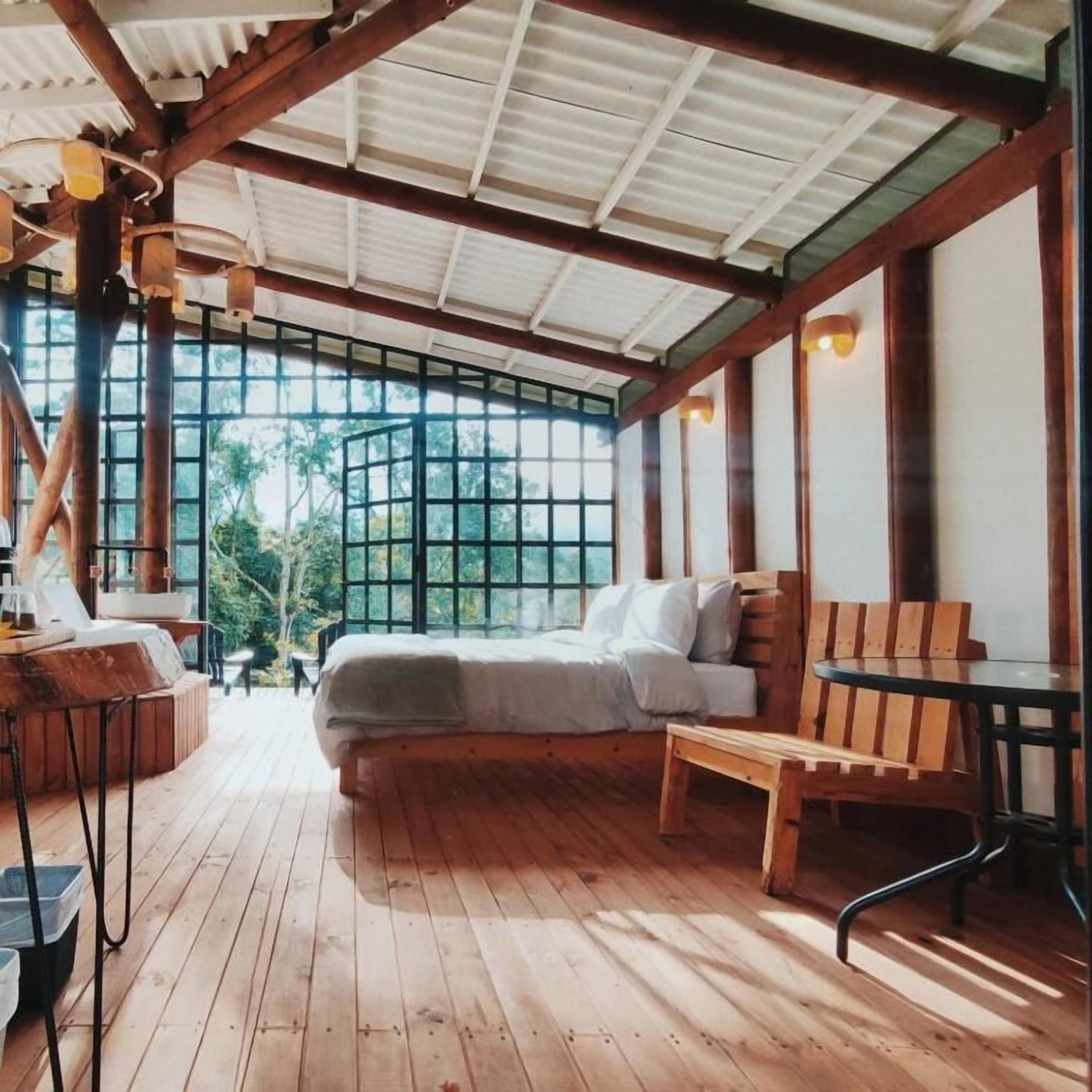 Luxury-Chalet, Balkon, Gartenblick | Kostenloses WLAN