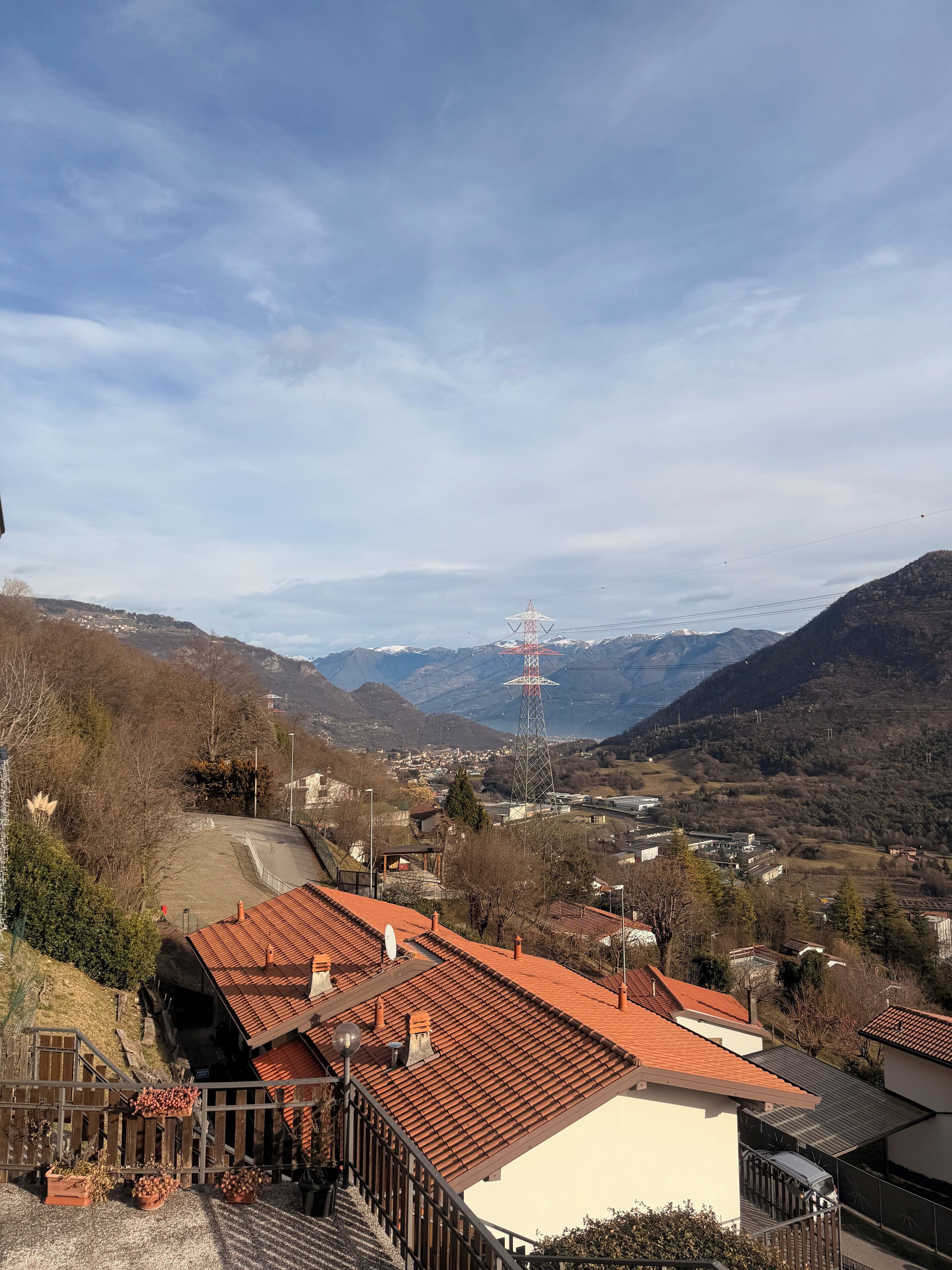 Blick von der Unterkunft