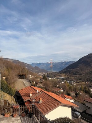 Blick von der Unterkunft