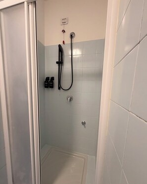 シャワー、ヘアドライヤー、ビデ、タオル