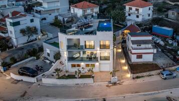 Villa – deluxe, balkong, strandutsikt | Eksteriør