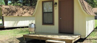 One of our Glamping Site at the Bar M Resort on Table Rock Lake