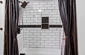 Shower, hair dryer