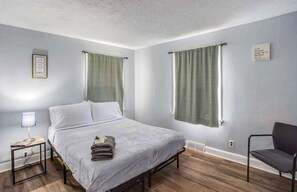 4 bedrooms, iron/ironing board, travel crib, WiFi