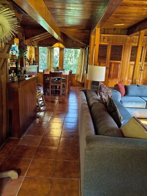 Living area - Charming cottage for rent in avandaro for the end of the year (Valle de Bravo)