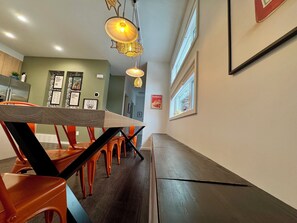 Dining - New, Climbing loft, hot tub, 2 King, House is Experience, Family Friendly! (Edmonton)
