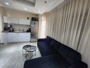 Living area - Charming two-bedroom apartment On The Sea Bat Yam (Bat Yam)