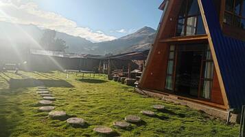 Cabin, Mountain View | Terrace/patio