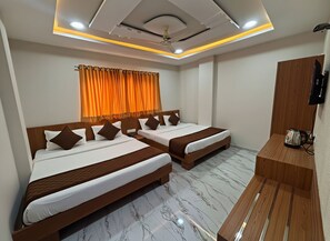 Family Room | Desk, laptop workspace, free WiFi - HOTEL LOTO CENTRAL UJJAIN STATION (Ujjain)