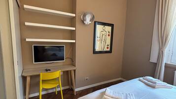 1 Schlafzimmer, BĂŒgeleisen/BĂŒgelbrett, kostenloses WLAN, BettwĂ€sche