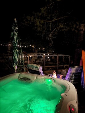 Idromassaggio all'aperto