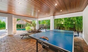 Terrace/patio - South Seas! 2 Story Water Slide~Heated pool/spa (Holmes Beach)