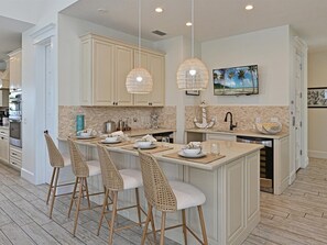 Fridge, microwave, oven, stovetop - Atlantis Beach House~Water Slide, Heated Pool/Spa! (Bradenton Beach)