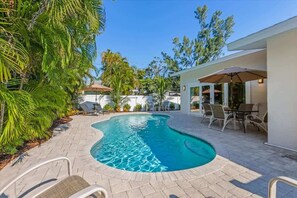 Pool - Palm Paradise~Steps to Shops/Beach~Best location! (Anna Maria)