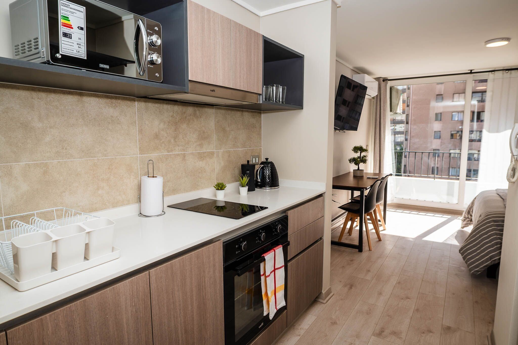 Suite Eksekutif | Dapur pribadi | Lemari es, microwave, oven, dan kompor