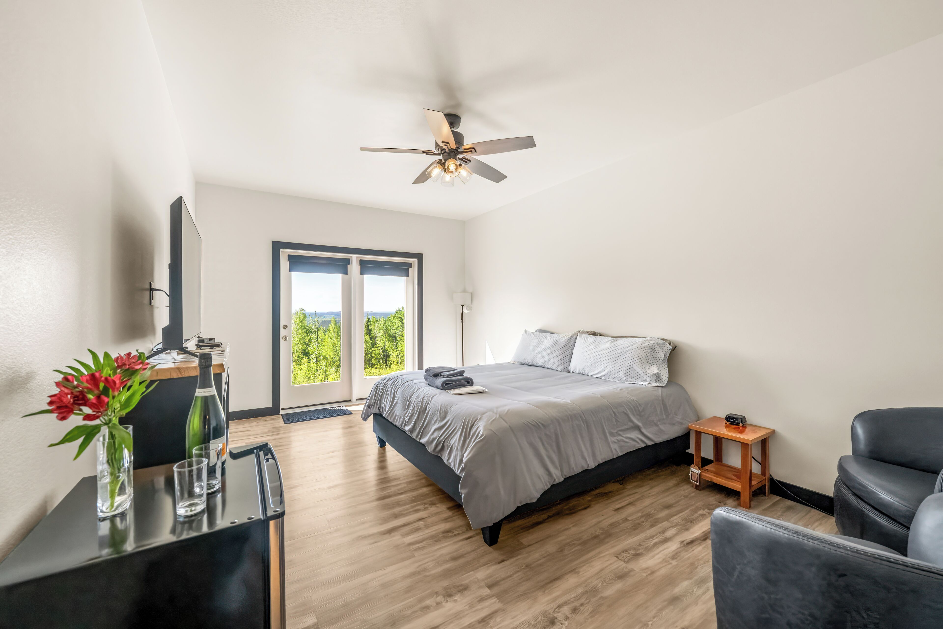Standard Room, Patio, Mountain View | Laptop workspace, free WiFi