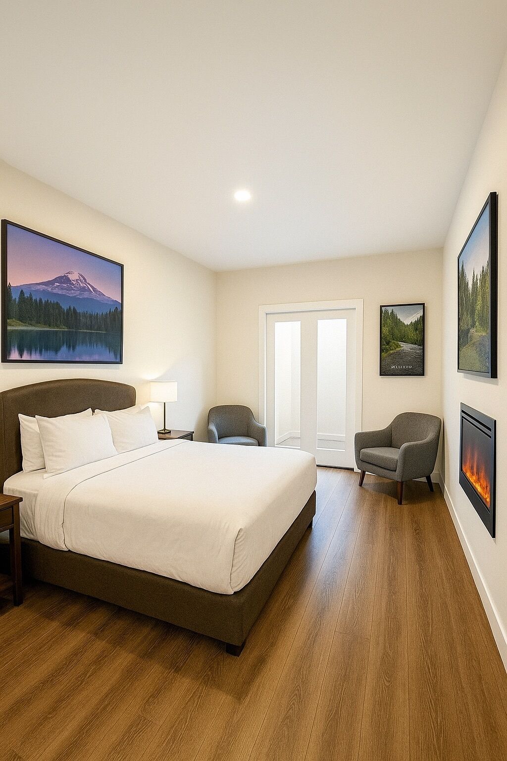 Standardzimmer, Terrasse, Bergblick | Laptopgeeigneter Arbeitsplatz, kostenloses WLAN