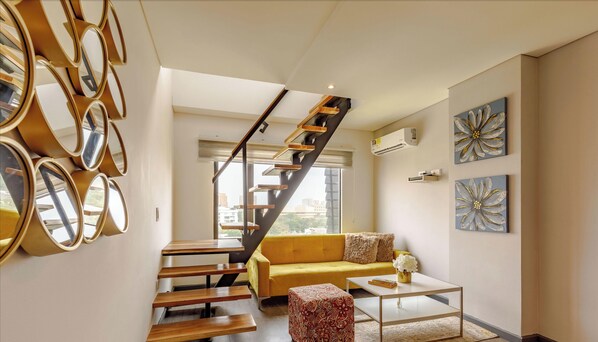 Comfort Apartment, City View | Living area - Gz Tower By Host Pro (Barranquilla)