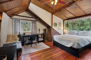 2 bedrooms, iron/ironing board, WiFi, bed sheets - Boho Forest Cabin Retreat Near the City! (Portland)