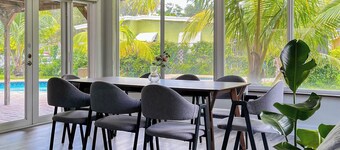 Tranquil 4-bedroom house with heated pool and spa in Fort Lauderdale