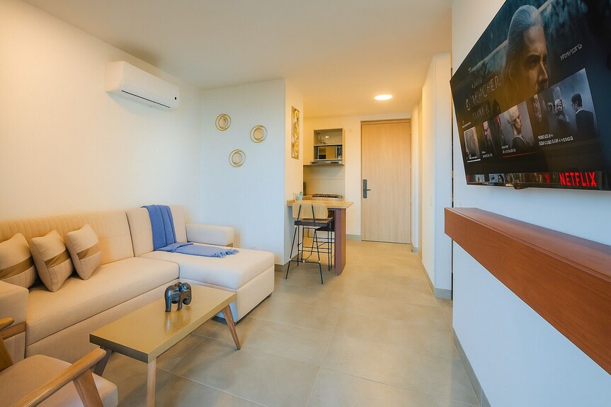 Top-floor 1br Condo , Best Ocean & Sierra Views , Beachfront Pools & Jacuzzi - Santa Marta, Colombia