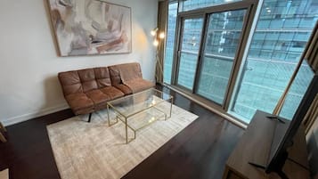 Suite – elite, byutsikt | Oppholdsområde