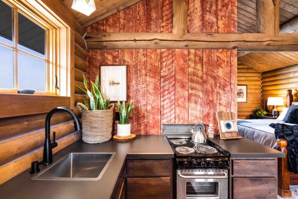 Standard Cabin, Mountain View | Private kitchen