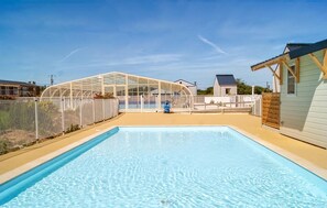 A heated pool - Mobile-home proche mer 400m (Grandcamp-Maisy)