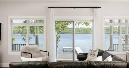 Lakefront Cottage on Lake Leelanau | Dock, Fire Pit, Near M-22 & Dunes
