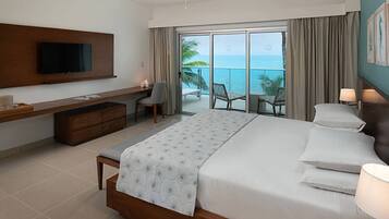 Apartamento, 2 quartos, sacada, vista para o oceano | Comodidades do quarto